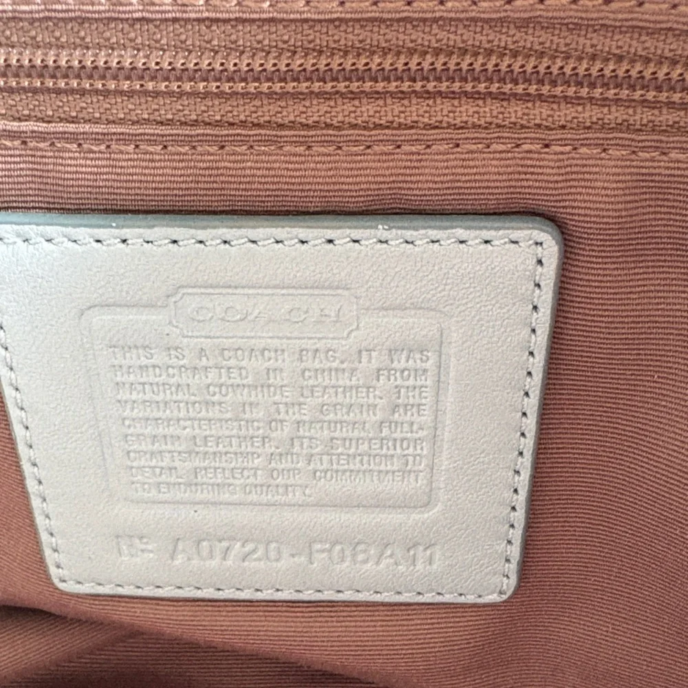2007 Coach Soho Hampton in Aqua/Robin’s egg blue